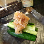 ｍｉｔｒａ⇒mitra - 梅水晶とキュウリ