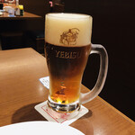 銀座ライオン  - 琥珀エビス飲めるのは、うれしい！