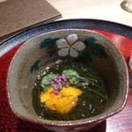 新町あだち - 雲丹とわかめ