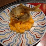 新町あだち - 鮎とトウモロコシ