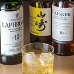 ​炭火焼 旬彩だるま - ウィスキーもこだわりのラインナップ