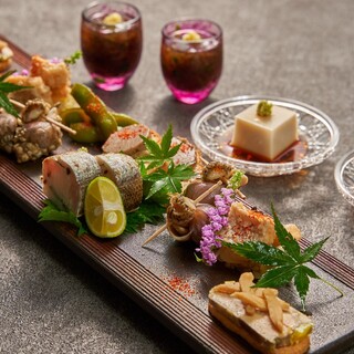 Hassun, an appetizer platter that allows you to fully enjoy the changing seasons.