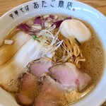 中華そば あたご商店 - 特製牛白湯そば/醤油1050円