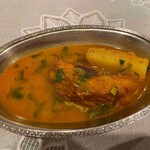 ベンガル料理プージャー - カトラフィッシュカレー