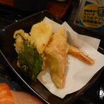 回転寿司ちょいす - セットの天ぷら