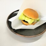 ポパイ食堂 - ハンバーガー(¥400)