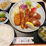 米澤屋 - ミックスフライ定食