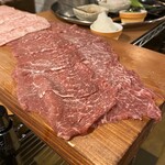 鉄板肉酒場 COPAIN - すき焼き(三河牛の赤身)