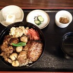 やきとりの扇屋 - 炭火焼き鳥丼　880円