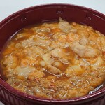 なか卯 - 親子丼の具材アップ