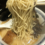 熊本ラーメン ひごもんず - 低加水ストレート麺
