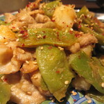 ビストロ 龍王 - 豚カルビ、じゃがいも、いんげん入り