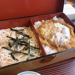 砂場 - カツ重セット1,100円