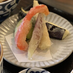 饂飩店よこやま - 野菜天