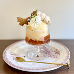 小さな菓子工房 ちょうのはね - 桃のパフェ♡