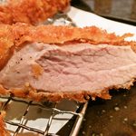 とんかつ マンジェ - ヘレ丸太チョイス定食(牡蠣フライ・カニクリームコロッケ)　￥２,１１０