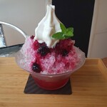 tokoyo cafe - Blueberry Kakigori