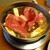 ちんや - 料理写真:割下が煮えたところに肉が入る感動の光景