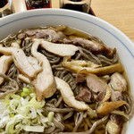 いろは本店 - 冷たい肉そばアップ