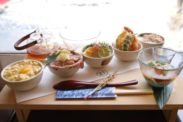 Gokoku Houjou no Ochaya Gohan Itsuki Chaya Arashiyama Honten