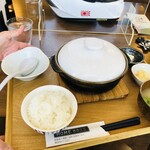 ホームハヤブサ - 味噌カツ煮定食　９００円