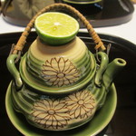 筑紫亭 - 鱧土瓶蒸し