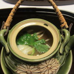 筑紫亭 - 鱧土瓶蒸し大分名産スダチをキュキュと・・