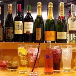 All-you-can-drink course starts from 4,000 yen