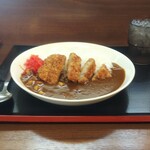 麺屋　まる - すじ肉入りカツカレーライス (税込)600円 ※正面から(2021.08.03)