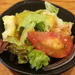 ぼっけもん - チキン南蛮定食の野菜サラダ