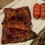 串焼家　まる房ず - うなき、赤ウィンナー