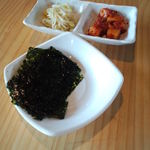 チゲチョア - 石焼ビビンバには、やっぱり韓国のりついてました。おとくー