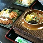 ウッドストック - ランチ630円。この日はそぼろの釜飯でした♪（第一回投稿分④）