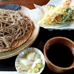 麺工房 夢想庵 - 天ざる蕎麦（大盛）
