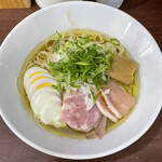 中華そば うお青 - 濃厚ねぎニボ和えそば