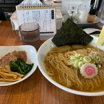 中華そば ゴトクギ - 冷やし煮干しそば　塩❣️大盛り1000円(^^)