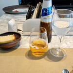 La Brianza - 自家製フォカッチャはジャガイモ入り。モチモチクラムとさっくりオリーブオイルしみた表面も、どちらも美味しいの(๑´ڡ`๑)