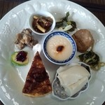 季より - ある日のお昼のコース
      