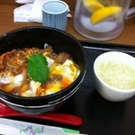 鳥めし 鳥藤 場内店 - 120929 モツ入り親子丼