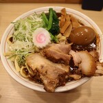 自家製麺 麺や 六等星 - 六等星こってりDX１０５０円