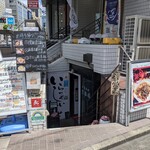 中華菜館 栄康園 - 店舗入り口