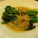 中国麺飯 勇 - ブロッコリー貝柱ソース