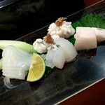 Sushi Moriyama - お造り盛り合わせ