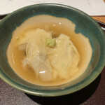 馳走 啐啄一十  - 【写真⑨】鮑・湯葉・白ダツ