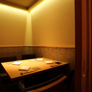ご人数に合わせた個室をご用意