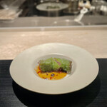 蓮心 - 甘長唐辛子牛ミンチ詰め、クミン、豆豉ソース