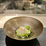 蓮心 - 帆立とかぼすの冷麺