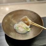 蓮心 - 帆立とかぼすの冷麺