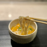 蓮心 - 牡蠣と卵の麺