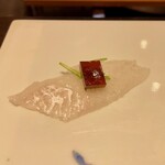 鮓 きずな - カレイ ポン酢のジュレ